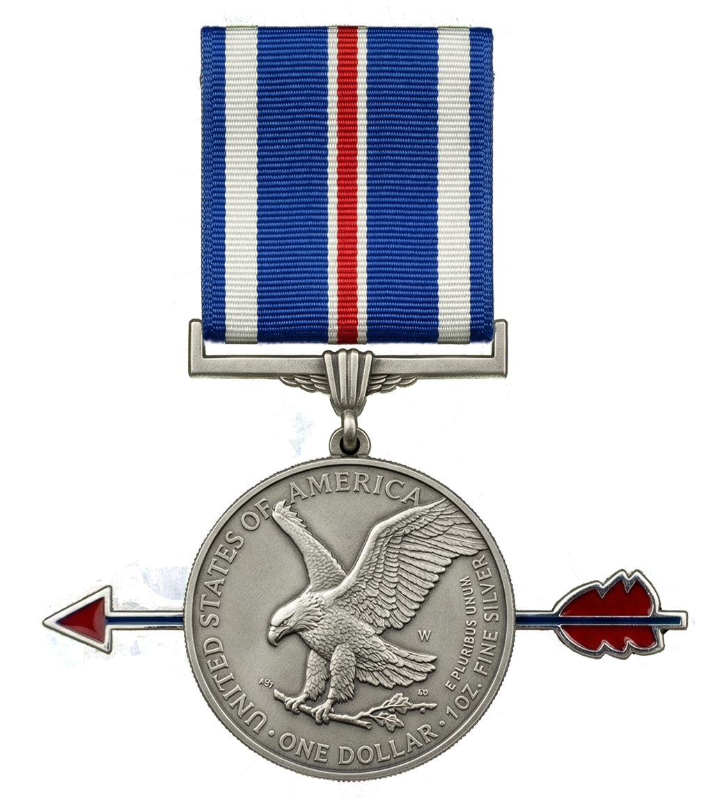 Silver Dollar Winner Medal