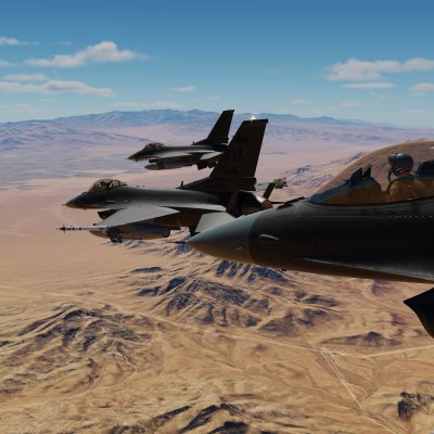 VFR approach, Nellis 21R