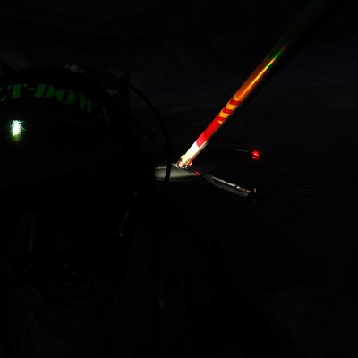 "Contact..... You're taking fuel"